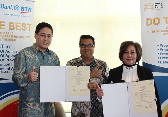 Gandeng Duta Putra Land, BTN Tawarkan DP 5 Persen